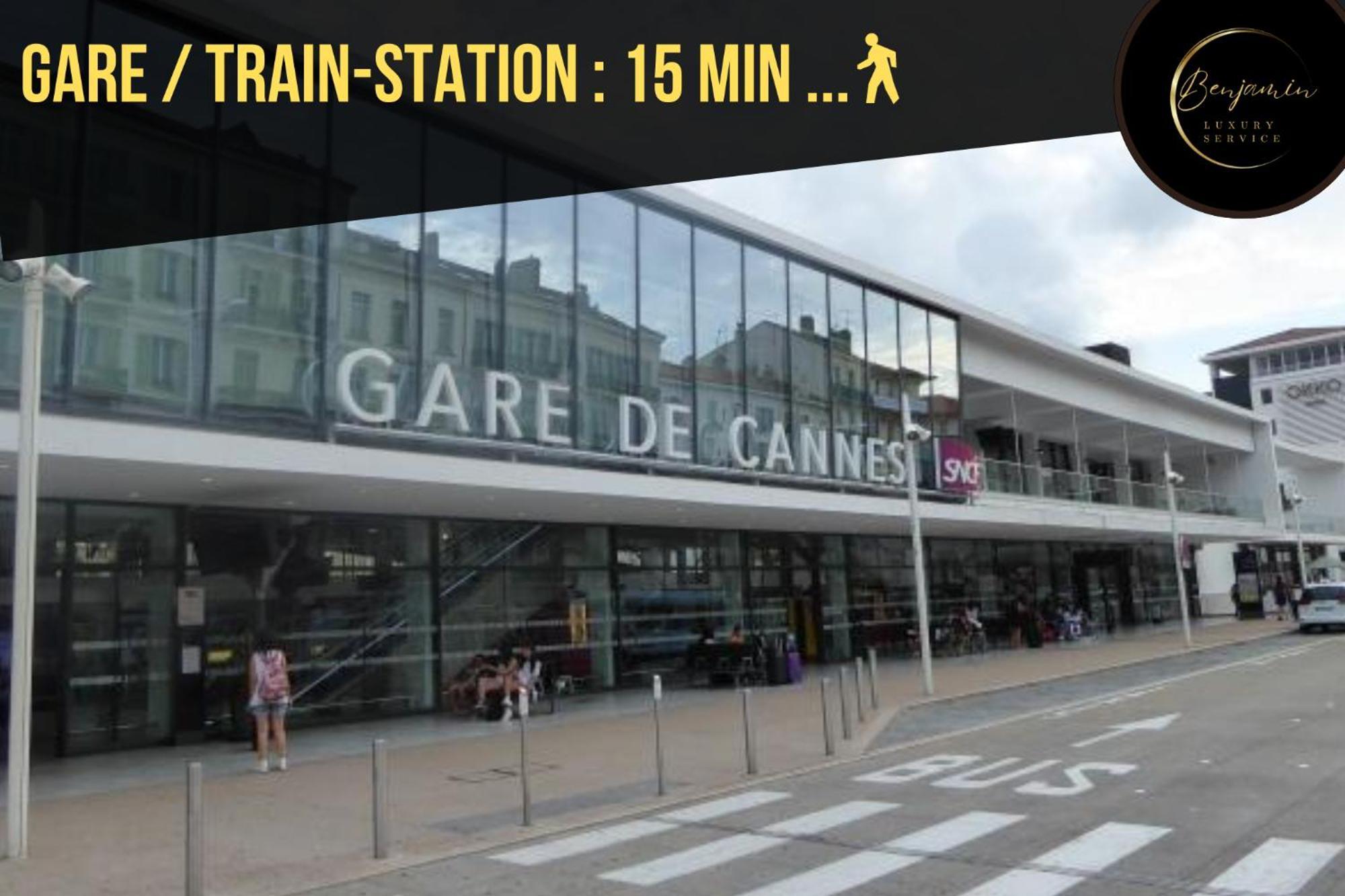 Supercannes Center - Parking - Spacieux 70 Metres - Clim - Wifi Экстерьер фото
