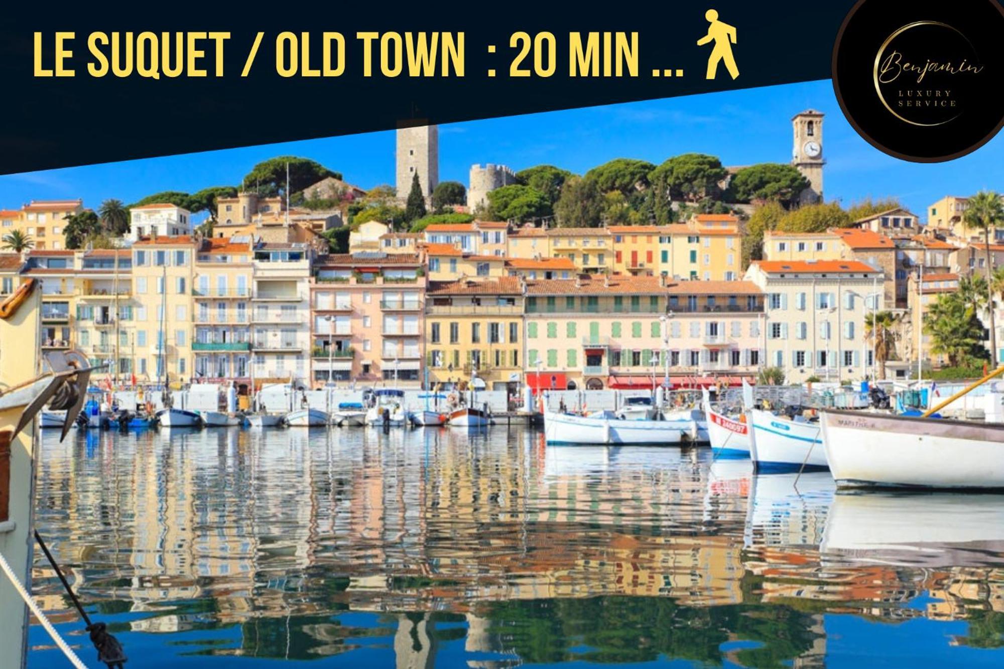 Supercannes Center - Parking - Spacieux 70 Metres - Clim - Wifi Экстерьер фото